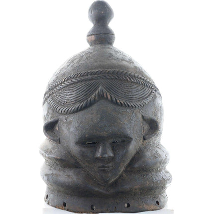 Old African Mende Helmet Mask - Estate Fresh Austin