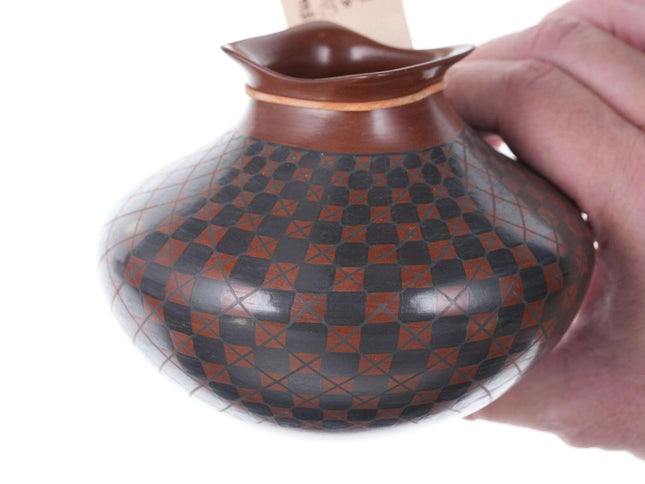 Olga Quezada Mata Ortiz pottery jar - Estate Fresh Austin