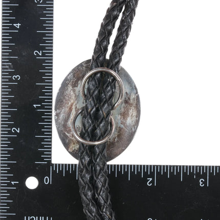 OO Vintage Sterling and Charoite bolo tie - Estate Fresh Austin