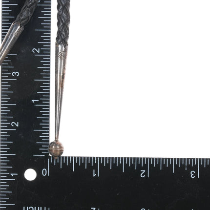 OO Vintage Sterling and Charoite bolo tie - Estate Fresh Austin