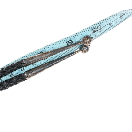 OO Vintage Sterling and Charoite bolo tie - Estate Fresh Austin