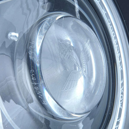 Orrefors Royal Swedish Air Force Presentation Plate to Captain John Gallaher - Estate Fresh Austin