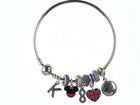 Pandora Charm Bracelet with Mickey mouse, Great Britain, and Class of 2015 - Estate Fresh Austin