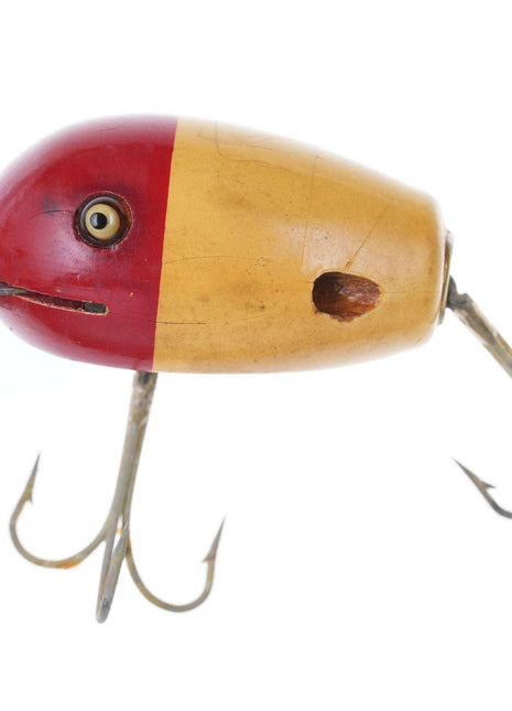 Pat 1920 Creek Chub Dingbat Glass Eyes wood fishing lure - Estate Fresh Austin