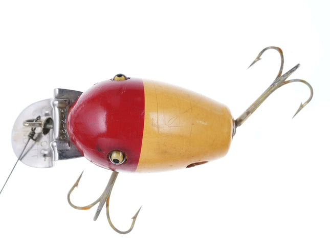 Pat 1920 Creek Chub Dingbat Glass Eyes wood fishing lure - Estate Fresh Austin