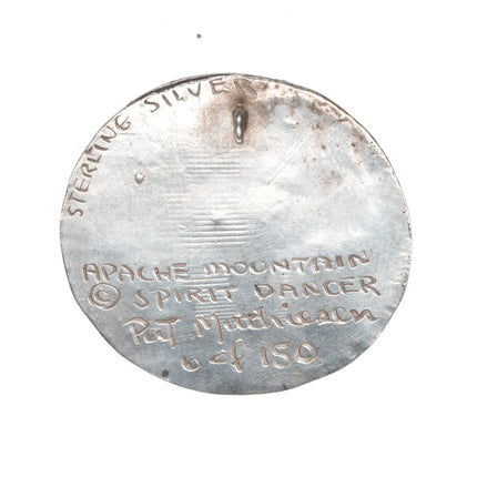 Pat Mathiesen Sterling Scuptural pendant "Apache Mountain Spirit Dancer" - Estate Fresh Austin