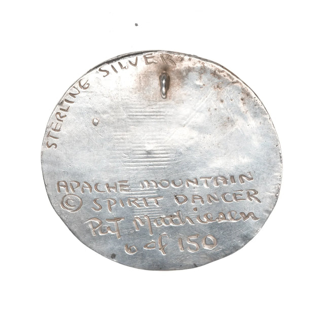 Pat Mathiesen Sterling Scuptural pendant "Apache Mountain Spirit Dancer" - Estate Fresh Austin