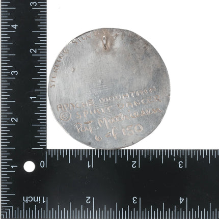 Pat Mathiesen Sterling Scuptural pendant "Apache Mountain Spirit Dancer" - Estate Fresh Austin