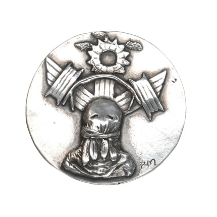 Pat Mathiesen Sterling Scuptural pendant "Apache Mountain Spirit Dancer" - Estate Fresh Austin