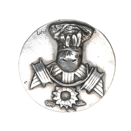 Pat Mathiesen Sterling Scuptural pendant "Apache Mountain Spirit Dancer" - Estate Fresh Austin