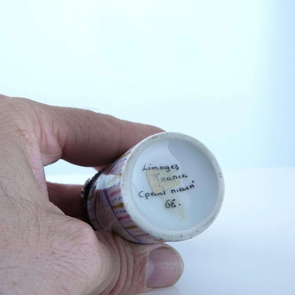 Peint Main Limoges Trinket Box Hand Painted p - Estate Fresh Austin