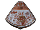 Peint Mein Limoges Fan shaped hand painted trinket box - Estate Fresh Austin