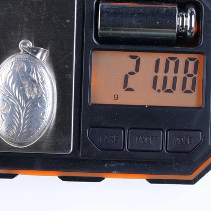 Pope Paul VI Silver Rosary/pill box and Sterling keepsake pendant - Estate Fresh Austin