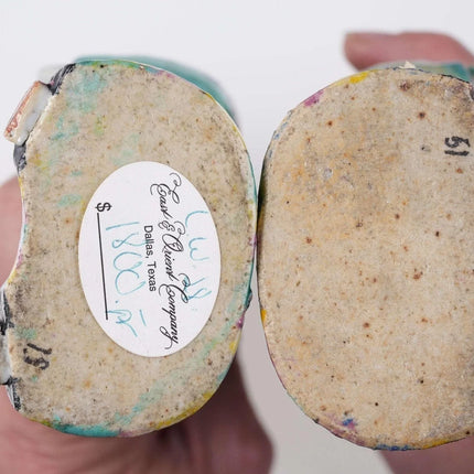 Pr Antique Chinese Famille rose Monk Figures - Estate Fresh Austin