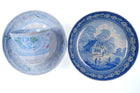 Pre 1850 Staffordshire transferware multicolor medici and pearlware historical b - Estate Fresh Austin