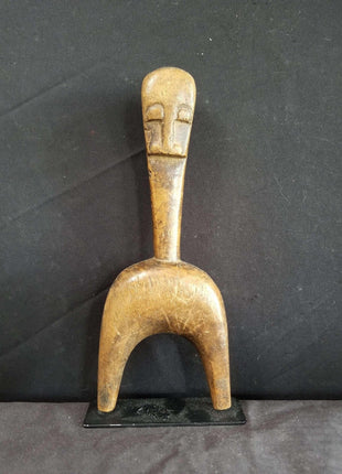 Pre Columbian effigy Wood carving wonderful patina - Estate Fresh Austin