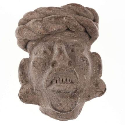 Pre - Columbian Mayan Pottery Head - Estate Fresh Austin