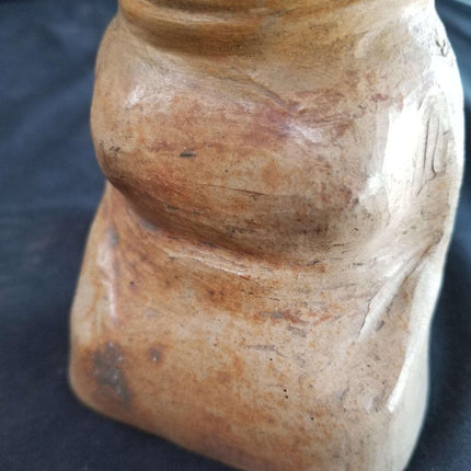 Pre Columbian Pottery Effigy Figure Incense Cover - Estate Fresh Austin