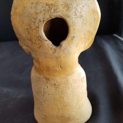 Pre Columbian Pottery Effigy Figure Incense Cover - Estate Fresh Austin