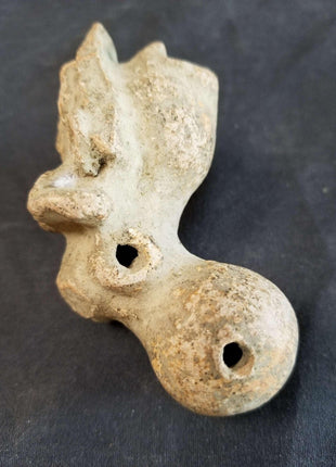 Pre Columbian Pottery Lot Effigy Pipe Figural Pot Aztec Incan Native American - Estate Fresh Austin