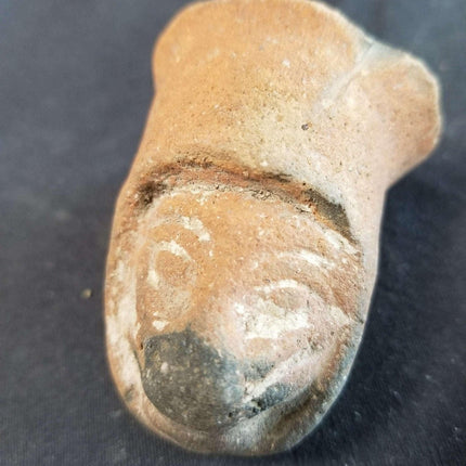 Pre Columbian Pottery Lot Effigy Pipe Figural Pot Aztec Incan Native American - Estate Fresh Austin