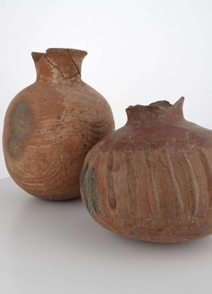 Prehistoric Pottery Pots Fresh from an Estate Pair - Estate Fresh Austin