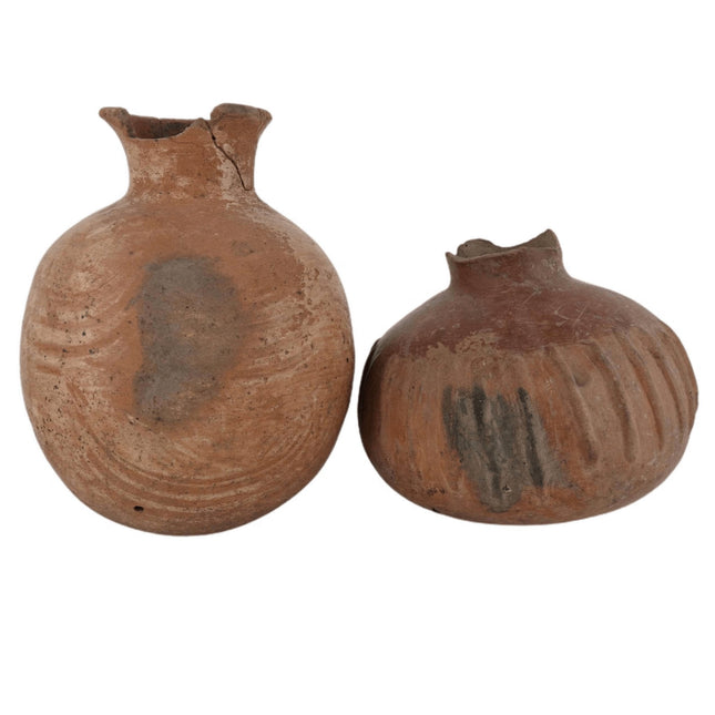 Prehistoric Pottery Pots Fresh from an Estate Pair - Estate Fresh Austin