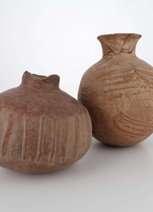 Prehistoric Pottery Pots Fresh from an Estate Pair - Estate Fresh Austin