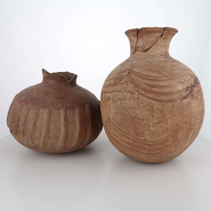 Prehistoric Pottery Pots Fresh from an Estate Pair - Estate Fresh Austin