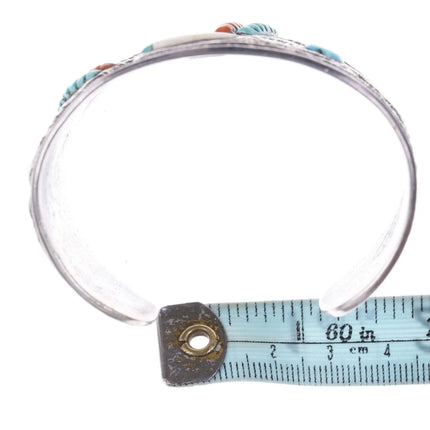 Preston Monongye (Hopi) (1927-1987) Tufa Cast Silver Cuff bracelet - Estate Fresh Austin