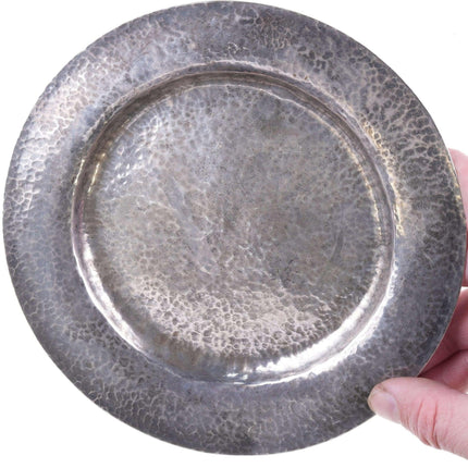 Ralph Grimm (1889-1935) Arts and Crafts sterling plate made at Walter Reed Gener - Estate Fresh Austin