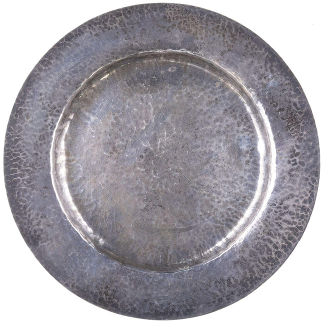 Ralph Grimm (1889 - 1935) Arts and Crafts sterling plate made at Walter Reed Gener - Estate Fresh Austin