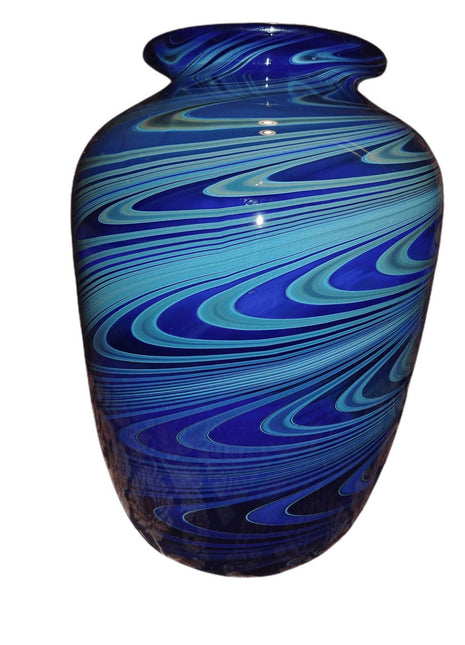 Randy Strong Art Glass Vase Dated January 1978 887 6.5" tall x 4.5" wide - Estate Fresh Austin