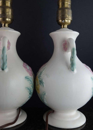 Rare 1950's American Hull Art Pottery Lamps Pair - Estate Fresh Austin