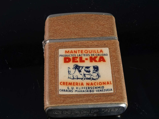 Rare 1950's Mantequilla Del-KA Cermeria Nacional Venezuela Champ Austrian lighte - Estate Fresh Austin
