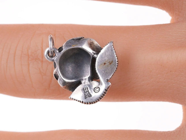 Rare Retired James Avery rose charm - Estate Fresh Austin