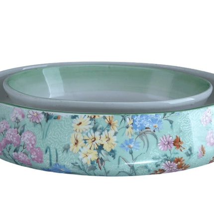 Rare Shelley Melody Chintz Ring Planter Rose Bowl - Estate Fresh Austin