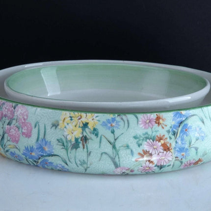 Rare Shelley Melody Chintz Ring Planter Rose Bowl - Estate Fresh Austin