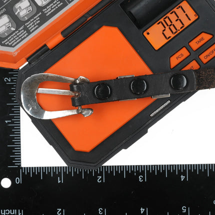 Ray Adakai Navajo Sterling ranger belt buckle set - Estate Fresh Austin