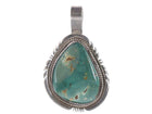 Ray Begay Navajo Royston turquoise sterling pendant - Estate Fresh Austin
