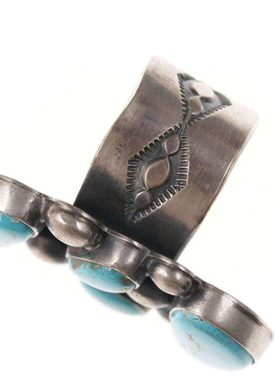 Readda Begay Navajo Sterling Blue Ridge Turquoise Ring - Estate Fresh Austin