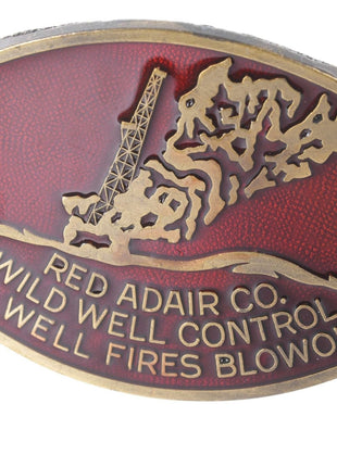 Red Adair, (1915 - 2004) Texas Oil Well Firefighter belt buckle - Estate Fresh Austin