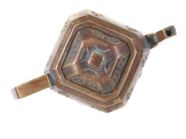 Republic Period Chinese cast brass teapot - Estate Fresh Austin