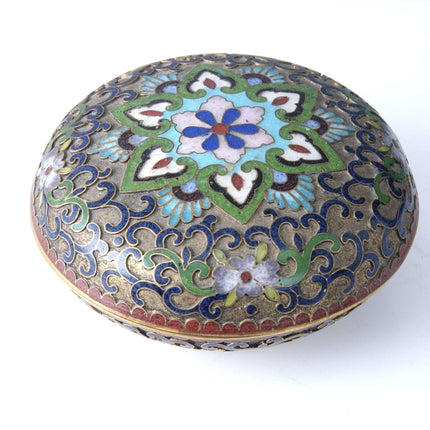 Republic Period Chinese Cloisonné Trinket box - Estate Fresh Austin