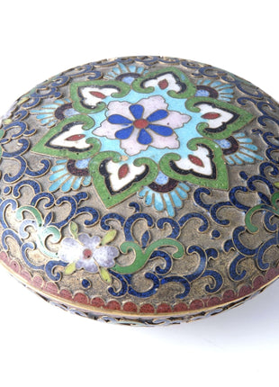 Republic Period Chinese Cloisonné Trinket box - Estate Fresh Austin