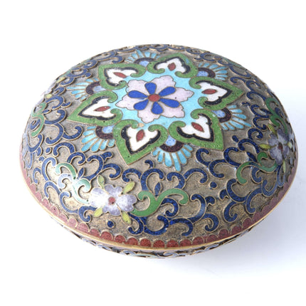 Republic Period Chinese Cloisonné Trinket box - Estate Fresh Austin