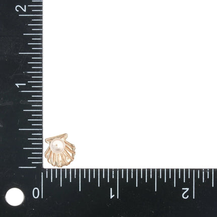 Retired James Avery 14k shell earrings - Estate Fresh Austin