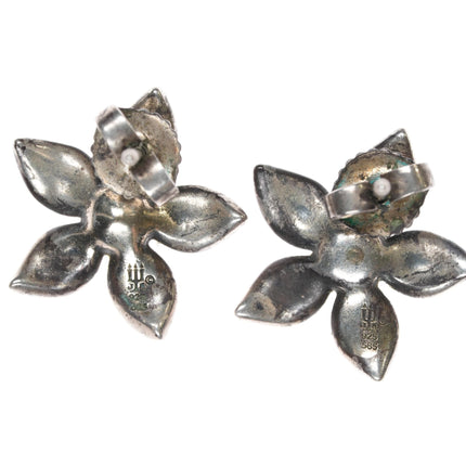 Retired James Avery 14k/Sterling blossom earrings - Estate Fresh Austin