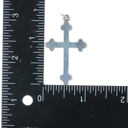 Retired James Avery budded cross pendant sterling silver - Estate Fresh Austin