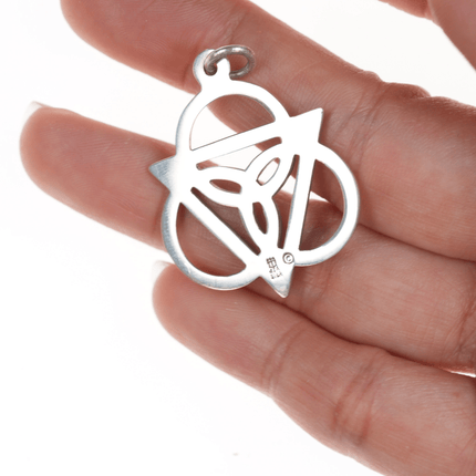 Retired James Avery celtic holy trinity pendant in sterling - Estate Fresh Austin